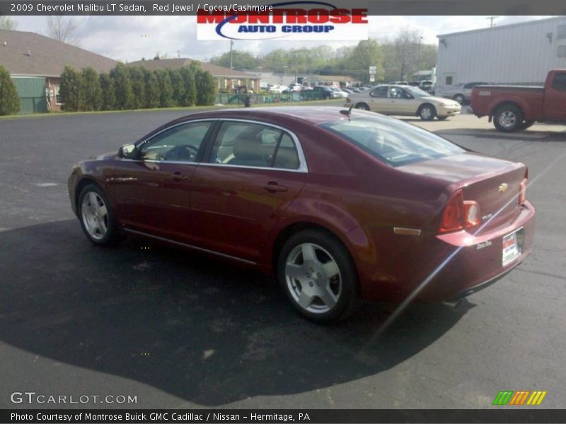 Red Jewel / Cocoa/Cashmere 2009 Chevrolet Malibu LT Sedan