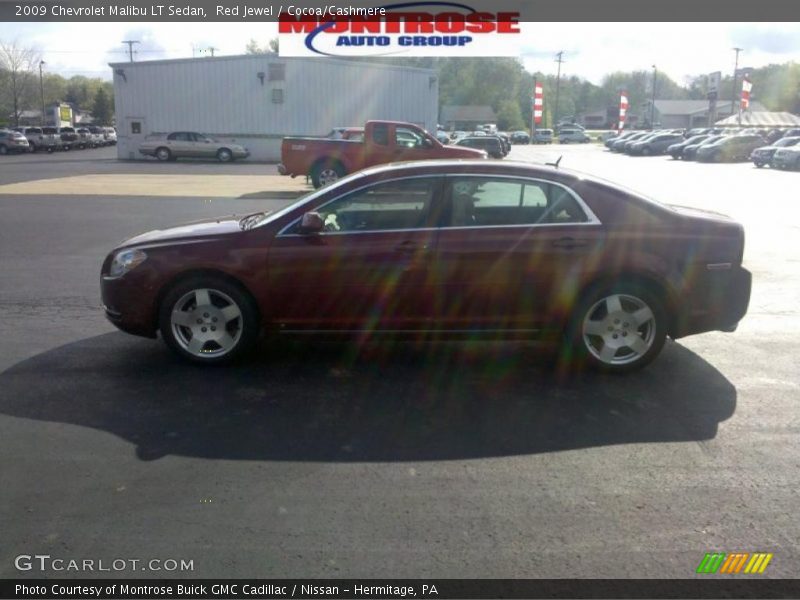 Red Jewel / Cocoa/Cashmere 2009 Chevrolet Malibu LT Sedan