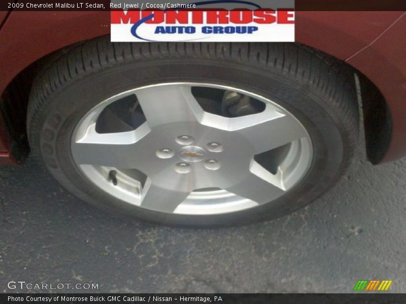 Red Jewel / Cocoa/Cashmere 2009 Chevrolet Malibu LT Sedan