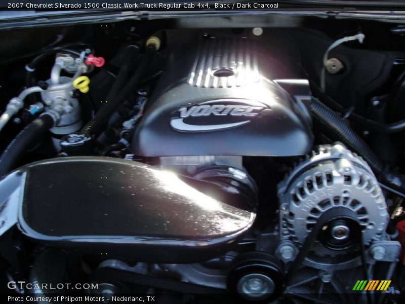 Black / Dark Charcoal 2007 Chevrolet Silverado 1500 Classic Work Truck Regular Cab 4x4