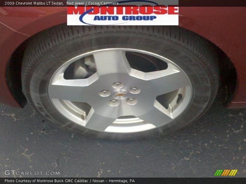 Red Jewel / Cocoa/Cashmere 2009 Chevrolet Malibu LT Sedan