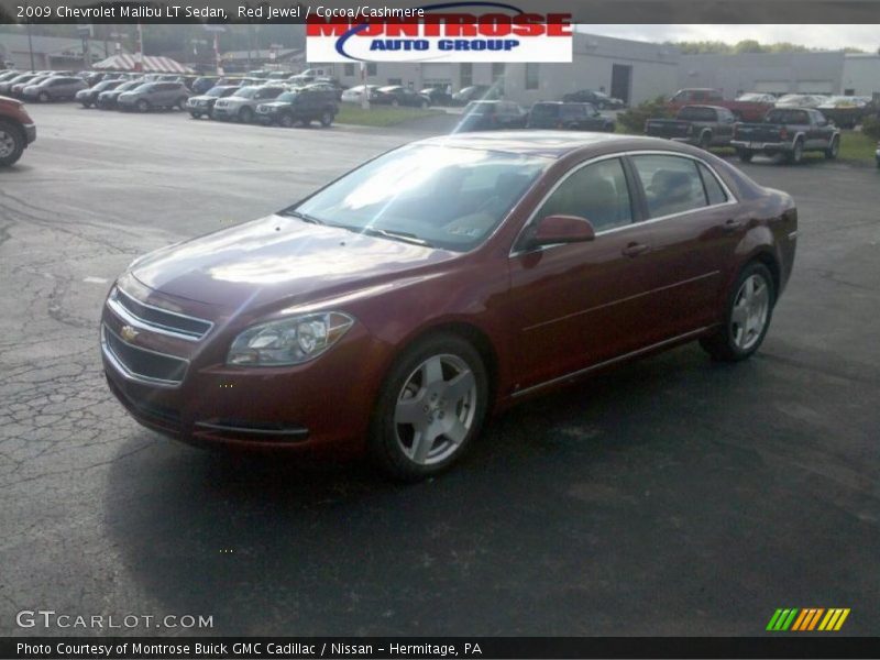 Red Jewel / Cocoa/Cashmere 2009 Chevrolet Malibu LT Sedan