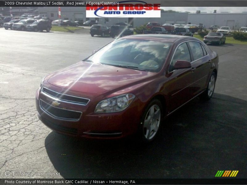 Red Jewel / Cocoa/Cashmere 2009 Chevrolet Malibu LT Sedan
