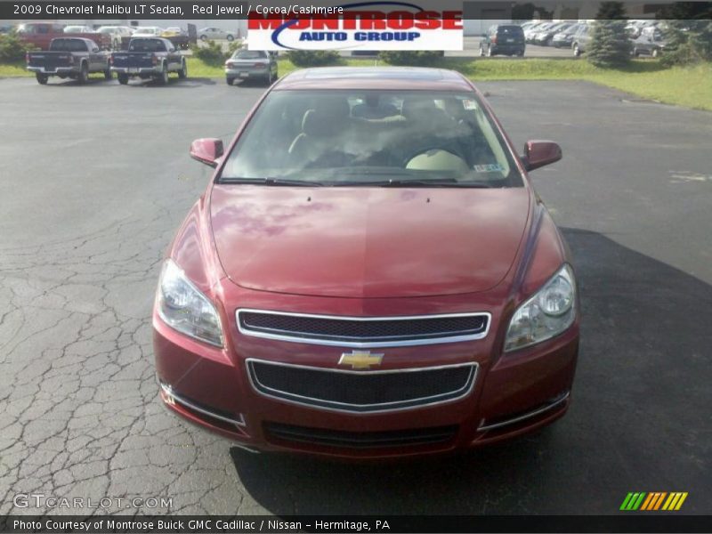 Red Jewel / Cocoa/Cashmere 2009 Chevrolet Malibu LT Sedan