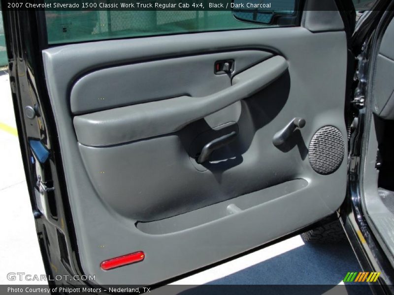 Black / Dark Charcoal 2007 Chevrolet Silverado 1500 Classic Work Truck Regular Cab 4x4