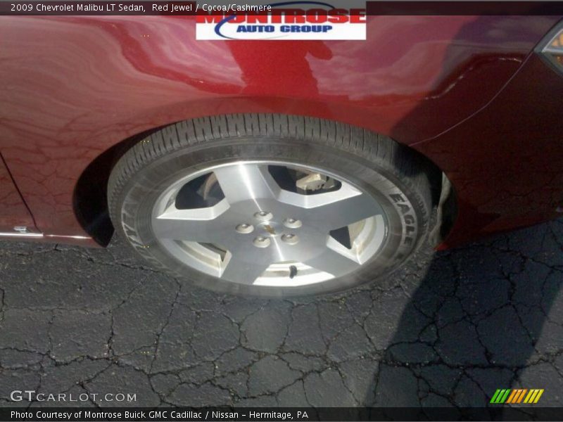 Red Jewel / Cocoa/Cashmere 2009 Chevrolet Malibu LT Sedan