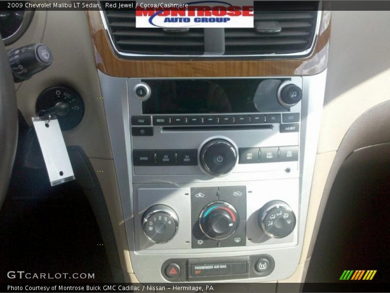 Red Jewel / Cocoa/Cashmere 2009 Chevrolet Malibu LT Sedan