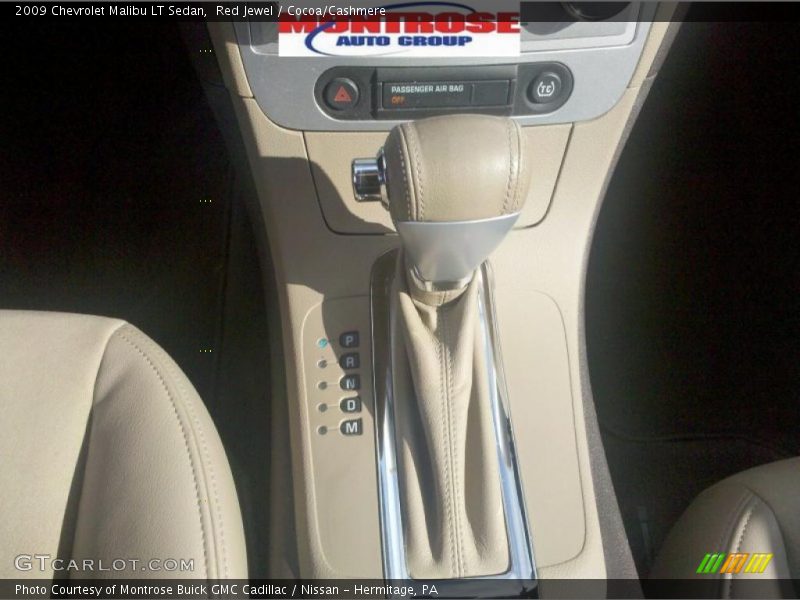 Red Jewel / Cocoa/Cashmere 2009 Chevrolet Malibu LT Sedan