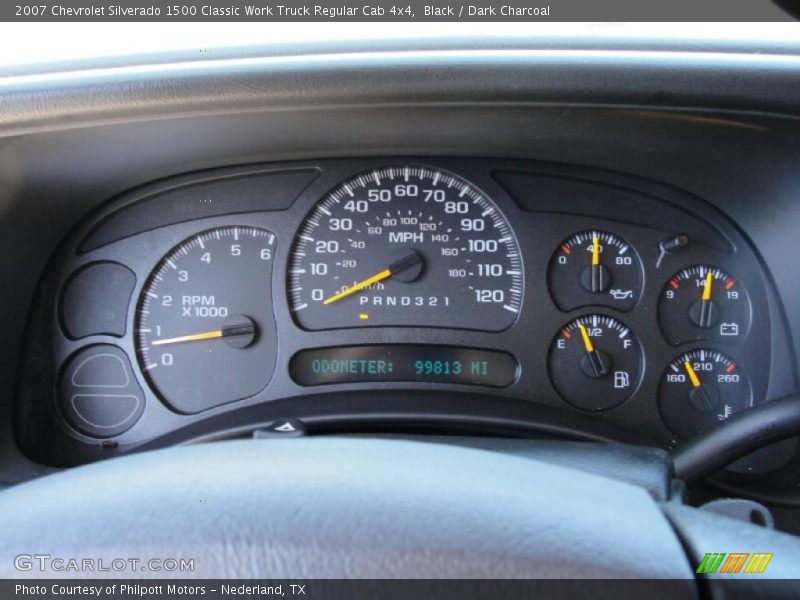Black / Dark Charcoal 2007 Chevrolet Silverado 1500 Classic Work Truck Regular Cab 4x4