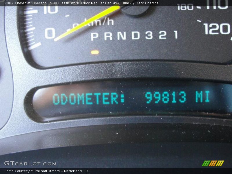 Black / Dark Charcoal 2007 Chevrolet Silverado 1500 Classic Work Truck Regular Cab 4x4