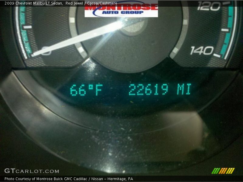 Red Jewel / Cocoa/Cashmere 2009 Chevrolet Malibu LT Sedan