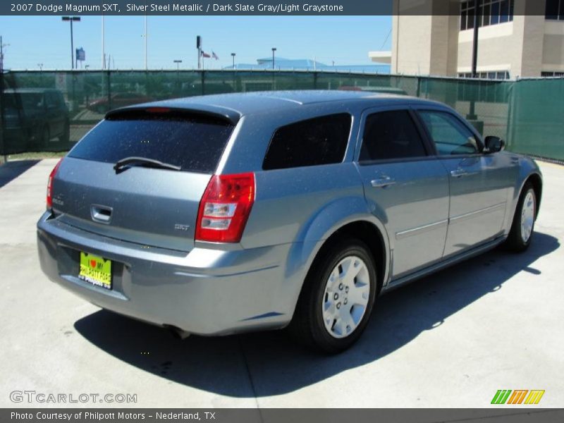 Silver Steel Metallic / Dark Slate Gray/Light Graystone 2007 Dodge Magnum SXT