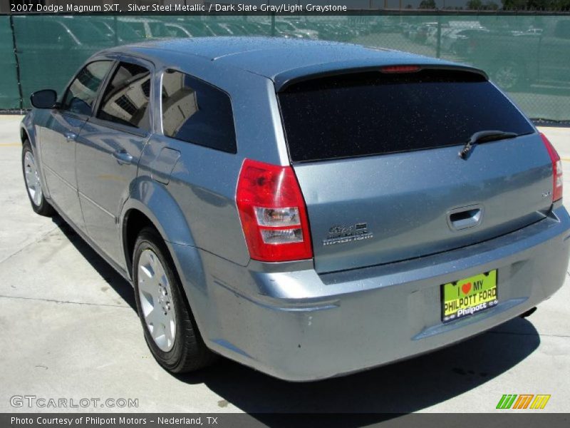 Silver Steel Metallic / Dark Slate Gray/Light Graystone 2007 Dodge Magnum SXT