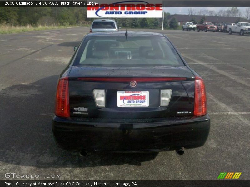 Black Raven / Ebony 2008 Cadillac STS 4 V6 AWD