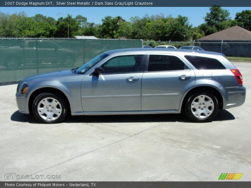 Silver Steel Metallic / Dark Slate Gray/Light Graystone 2007 Dodge Magnum SXT