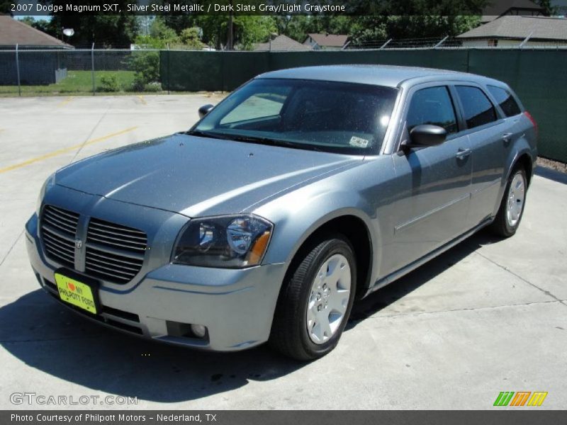 Silver Steel Metallic / Dark Slate Gray/Light Graystone 2007 Dodge Magnum SXT