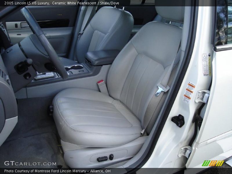 Ceramic White Pearlescent / Shale/Dove 2005 Lincoln LS V6 Luxury