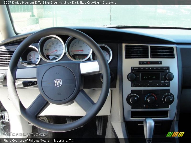 Silver Steel Metallic / Dark Slate Gray/Light Graystone 2007 Dodge Magnum SXT