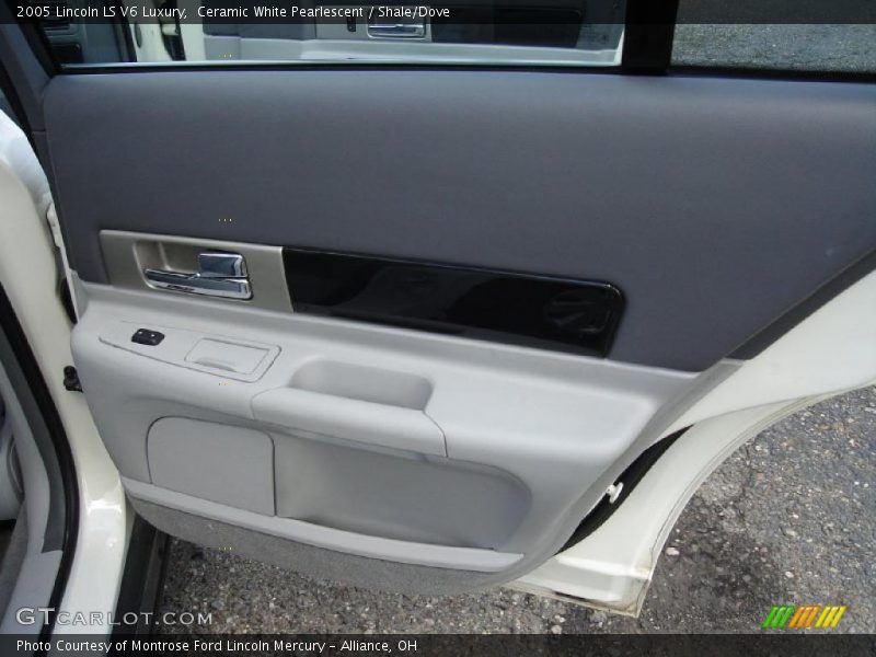 Ceramic White Pearlescent / Shale/Dove 2005 Lincoln LS V6 Luxury