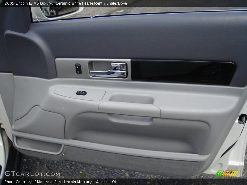 Ceramic White Pearlescent / Shale/Dove 2005 Lincoln LS V6 Luxury