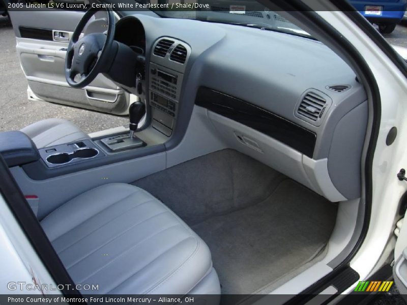 Ceramic White Pearlescent / Shale/Dove 2005 Lincoln LS V6 Luxury