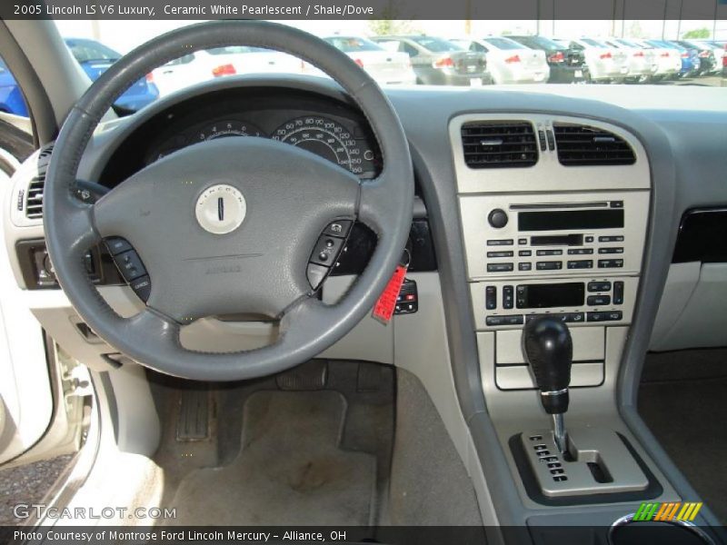 Ceramic White Pearlescent / Shale/Dove 2005 Lincoln LS V6 Luxury