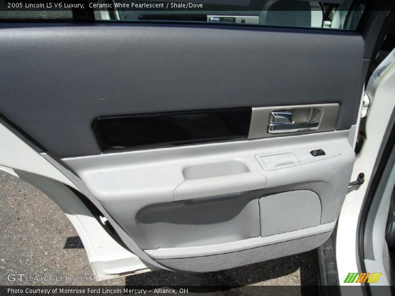 Ceramic White Pearlescent / Shale/Dove 2005 Lincoln LS V6 Luxury