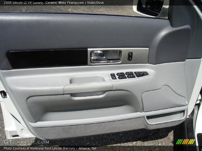Ceramic White Pearlescent / Shale/Dove 2005 Lincoln LS V6 Luxury