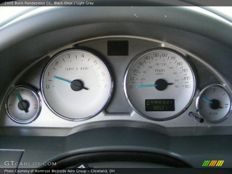 Black Onyx / Light Gray 2005 Buick Rendezvous CX