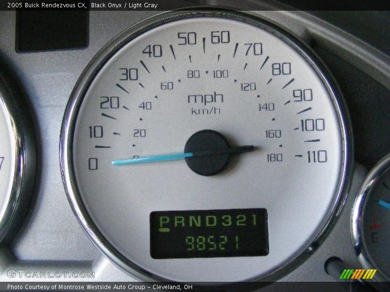 Black Onyx / Light Gray 2005 Buick Rendezvous CX