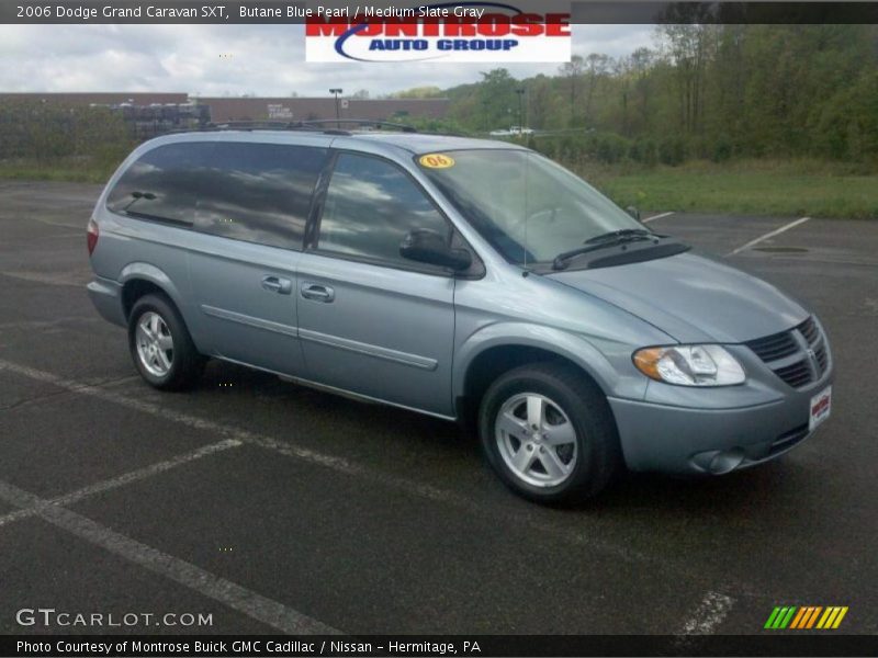 Butane Blue Pearl / Medium Slate Gray 2006 Dodge Grand Caravan SXT