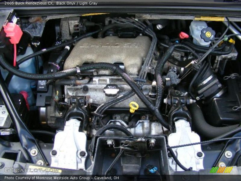 Black Onyx / Light Gray 2005 Buick Rendezvous CX