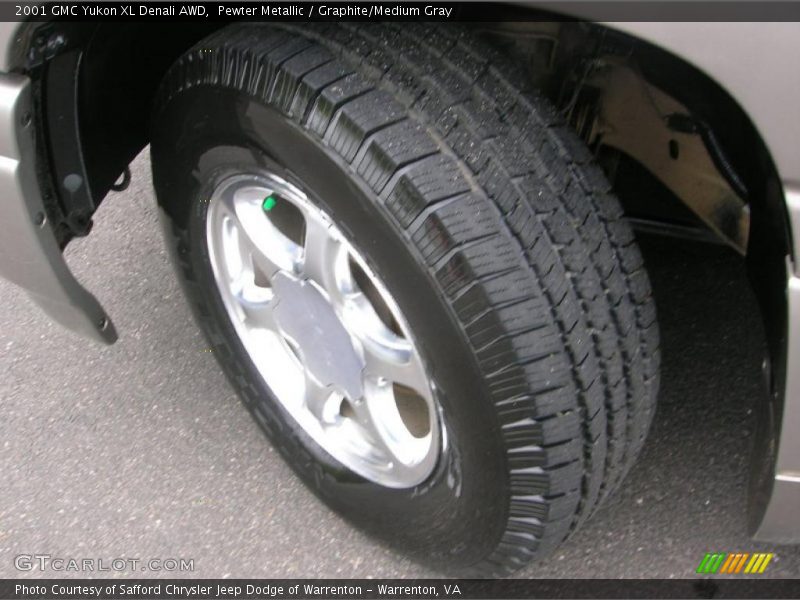 Pewter Metallic / Graphite/Medium Gray 2001 GMC Yukon XL Denali AWD