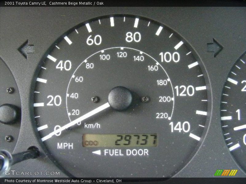 Cashmere Beige Metallic / Oak 2001 Toyota Camry LE
