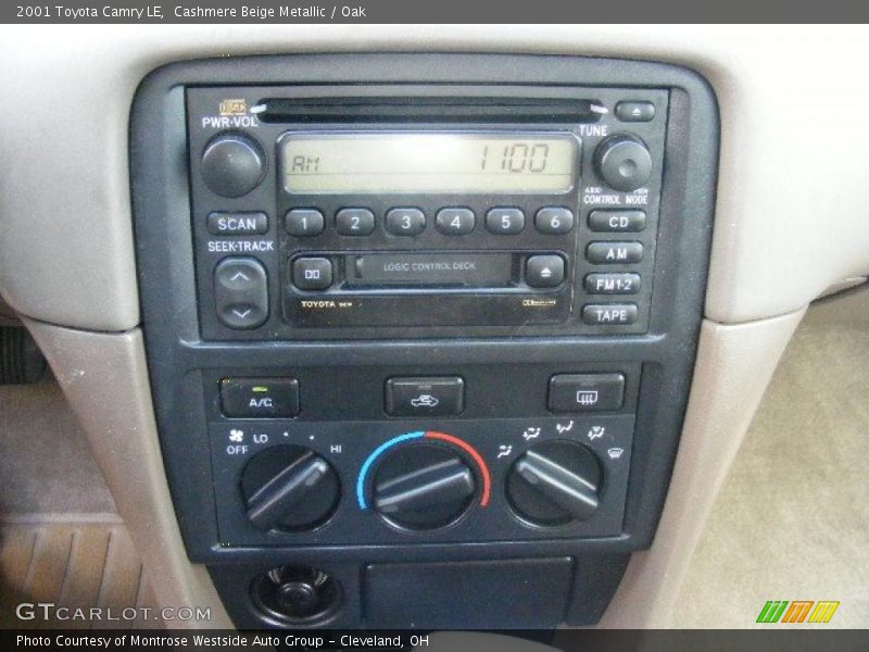 Cashmere Beige Metallic / Oak 2001 Toyota Camry LE