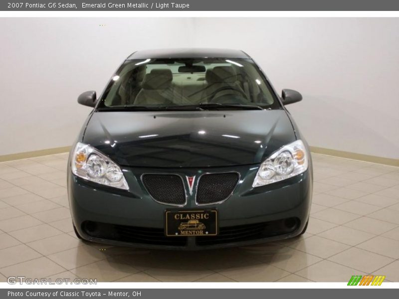 Emerald Green Metallic / Light Taupe 2007 Pontiac G6 Sedan