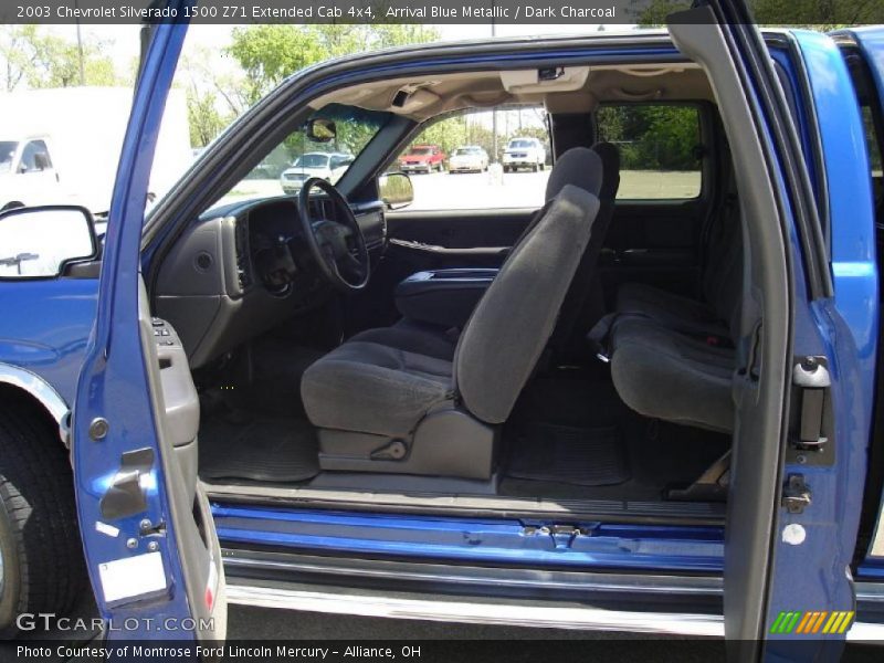 Arrival Blue Metallic / Dark Charcoal 2003 Chevrolet Silverado 1500 Z71 Extended Cab 4x4