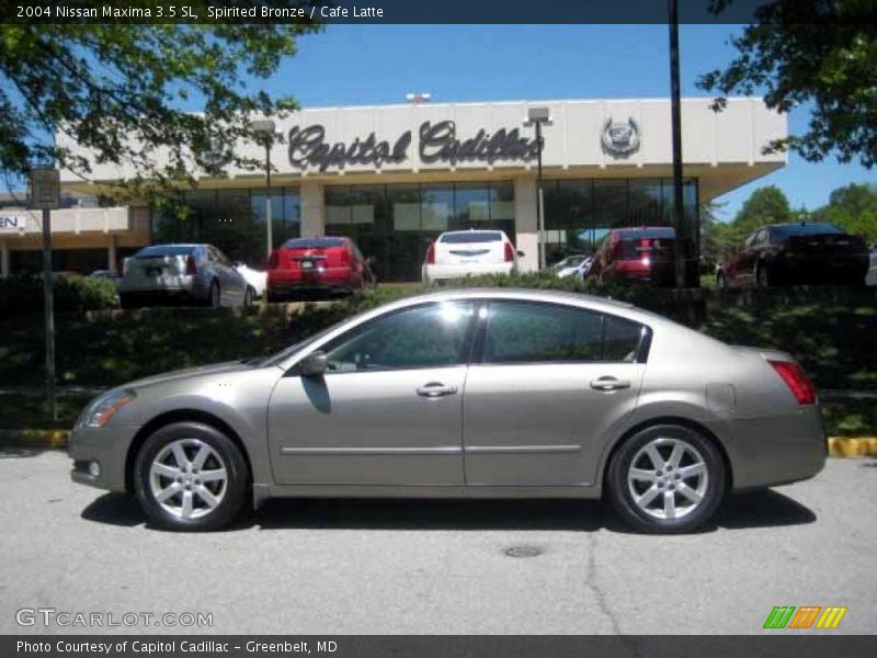 Spirited Bronze / Cafe Latte 2004 Nissan Maxima 3.5 SL