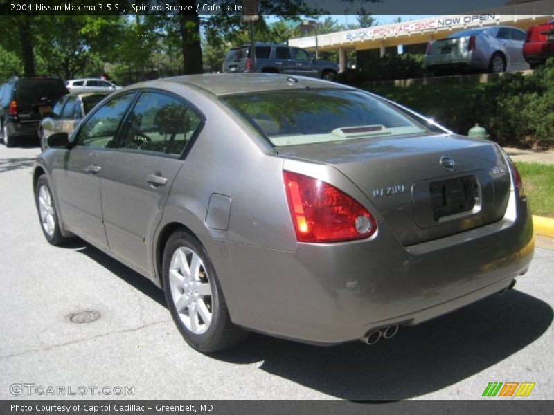 Spirited Bronze / Cafe Latte 2004 Nissan Maxima 3.5 SL