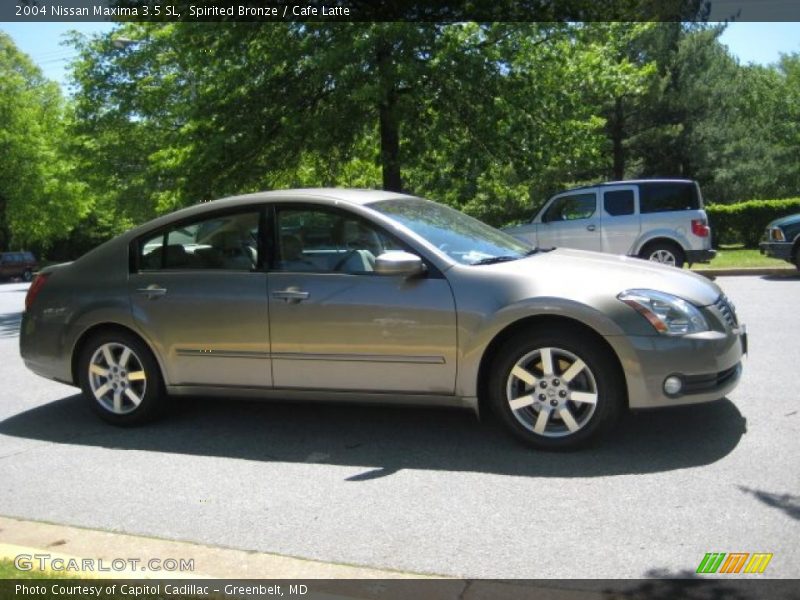 Spirited Bronze / Cafe Latte 2004 Nissan Maxima 3.5 SL