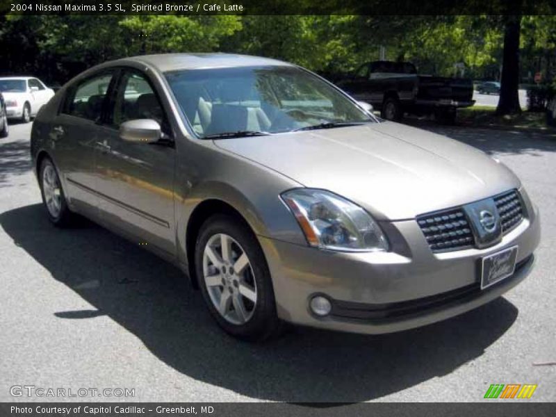 Spirited Bronze / Cafe Latte 2004 Nissan Maxima 3.5 SL