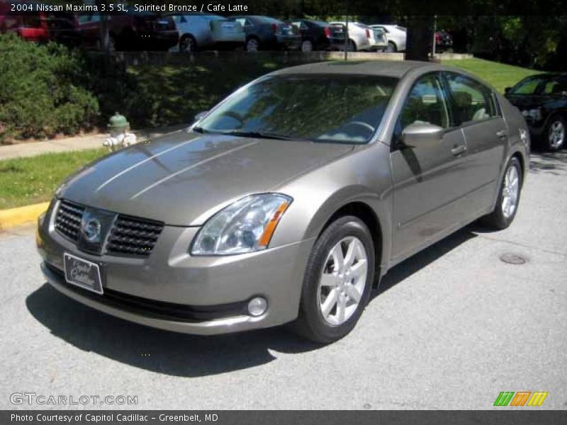 Spirited Bronze / Cafe Latte 2004 Nissan Maxima 3.5 SL
