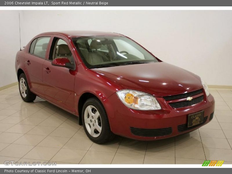 Sport Red Metallic / Neutral Beige 2006 Chevrolet Impala LT