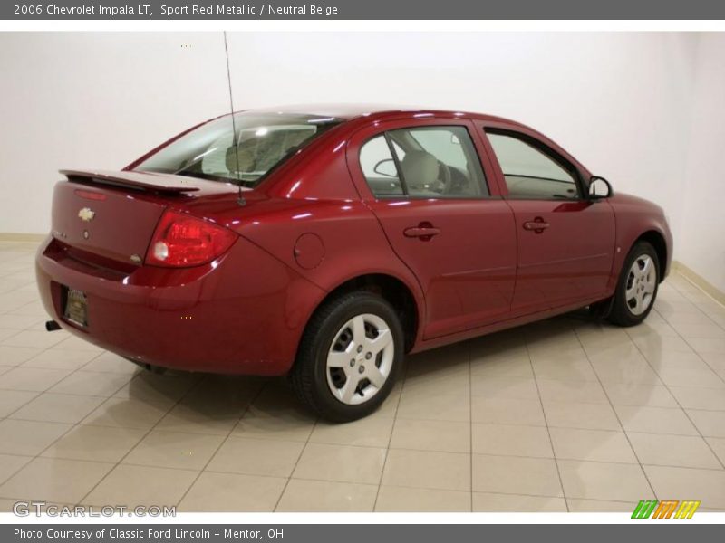 Sport Red Metallic / Neutral Beige 2006 Chevrolet Impala LT