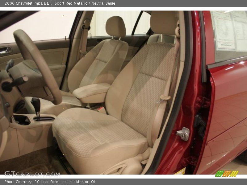Sport Red Metallic / Neutral Beige 2006 Chevrolet Impala LT
