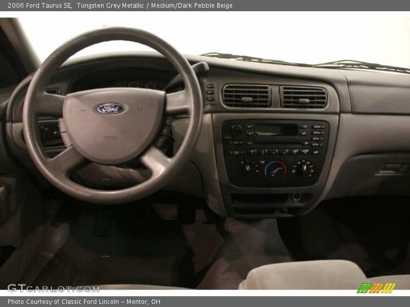 Tungsten Grey Metallic / Medium/Dark Pebble Beige 2006 Ford Taurus SE