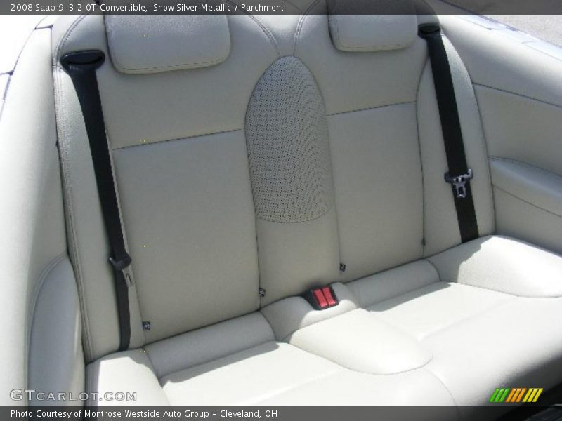 Snow Silver Metallic / Parchment 2008 Saab 9-3 2.0T Convertible