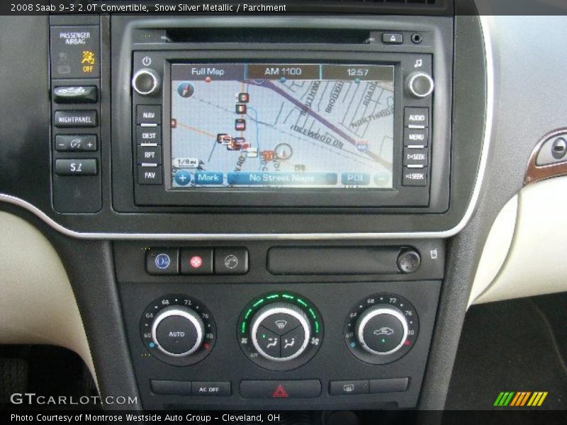 Snow Silver Metallic / Parchment 2008 Saab 9-3 2.0T Convertible