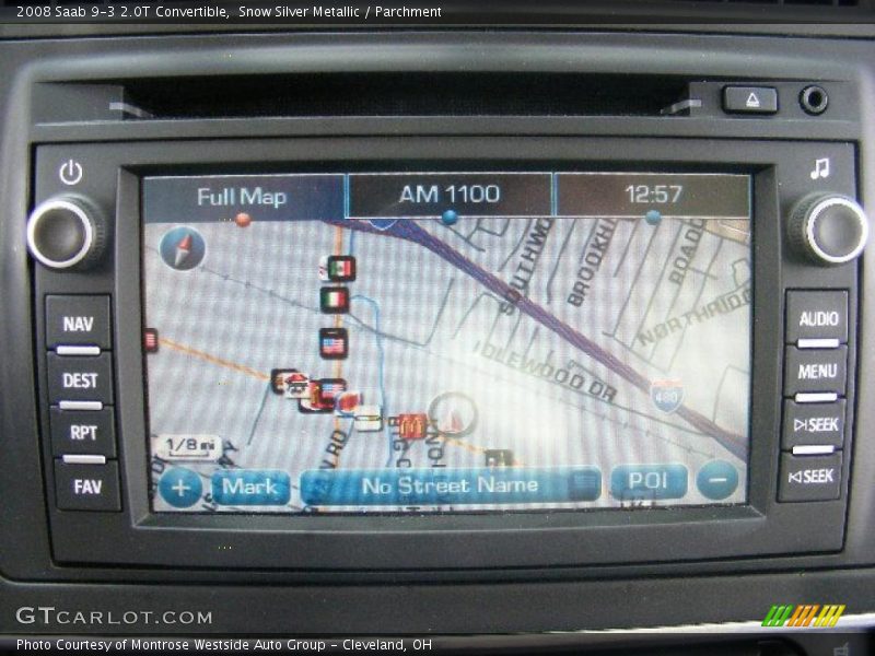Snow Silver Metallic / Parchment 2008 Saab 9-3 2.0T Convertible