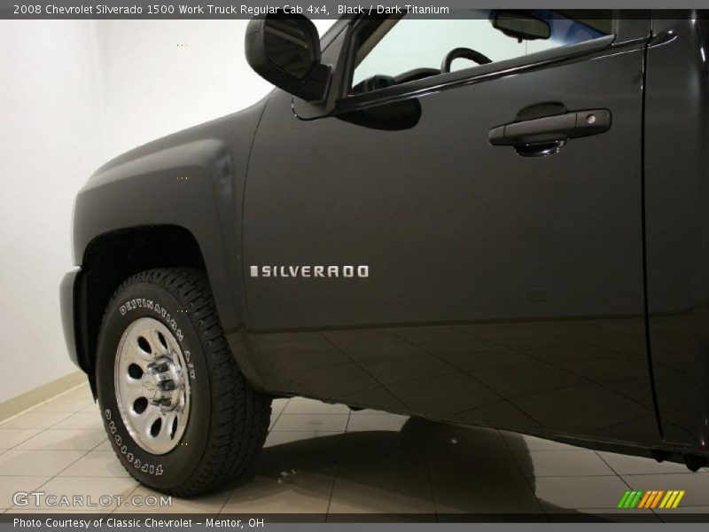 Black / Dark Titanium 2008 Chevrolet Silverado 1500 Work Truck Regular Cab 4x4